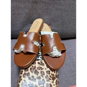 French Sole Alibi Cognac w/ white Stitching size 10.5